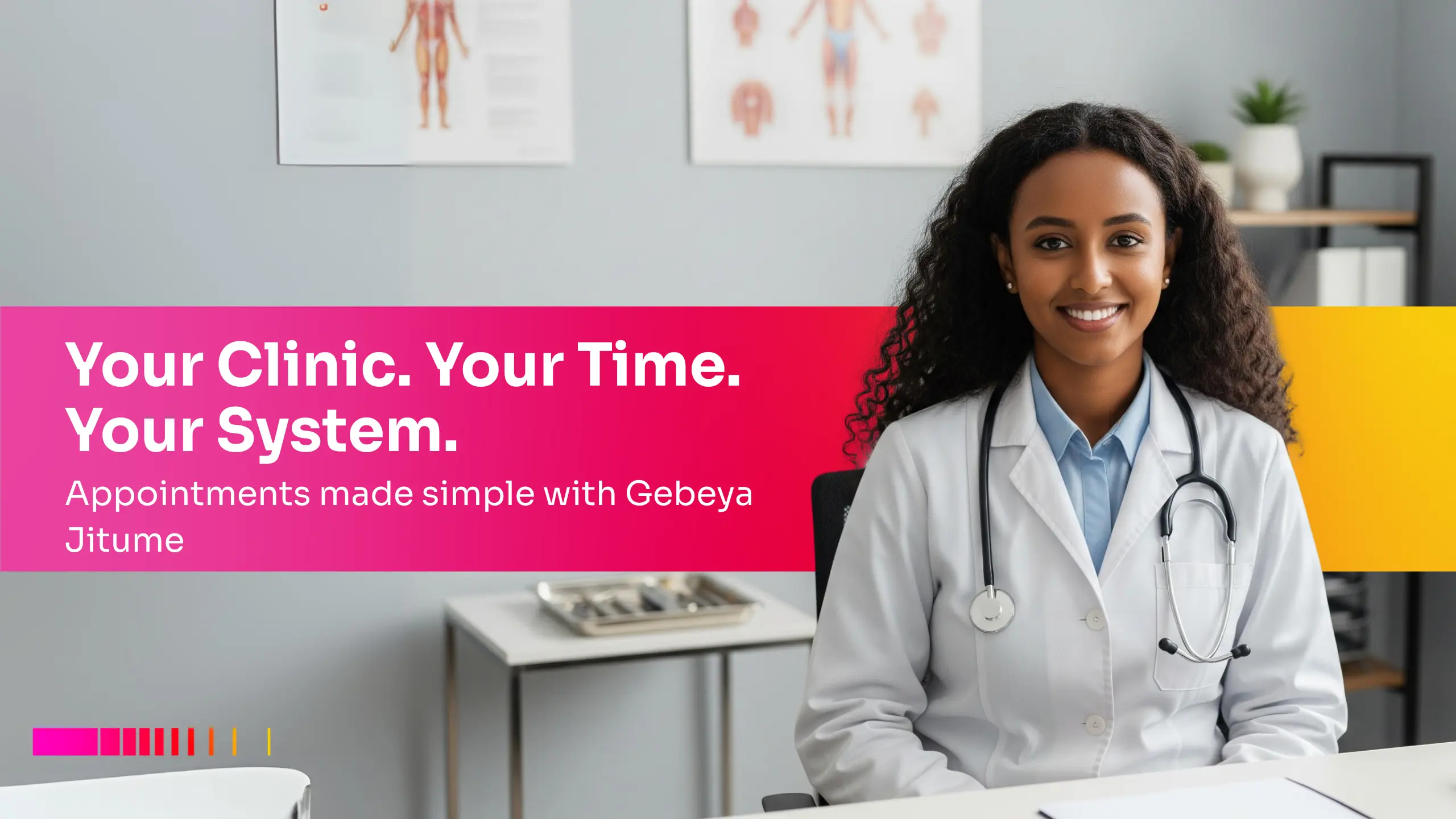 Doctor using the best appointment app for doctors in Ethiopia – Gebeya Jitume